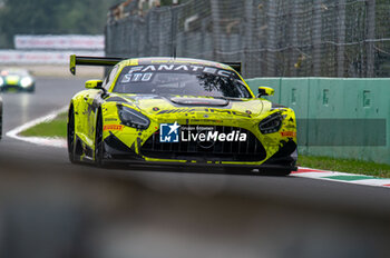 2024-09-22 - Luca STOLZ,Fabian SCHILLER,Jules GOUNON of the team M-AMG Team GetSpeed,on a Mercedes-AMG GT3 EVO in action during a qualyfing of Fanatec GT Word Challenge in Monza - FANATEC GT ENDURANCE CUP - ENDURANCE - MOTORS