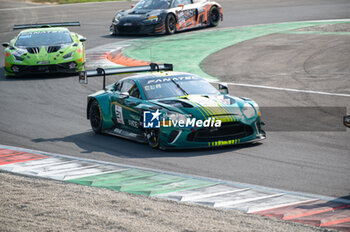 2024-09-22 - Charles CLARK,Matisse LISMONT,Sam DEJONGHE, of a team Comtoyou Racing, on a Aston Martin Vantage AMR GT3 EVO in action during Fanatec GT Word Challenge in Monza - FANATEC GT ENDURANCE CUP - ENDURANCE - MOTORS