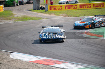 2024-09-22 - Mirko BORTOLOTTI,Edoardo MORTARA,Leonardo PULCINI, of a team Iron Lynx, on a Lamborghini Huracan GT3 EVO2 in action during Fanatec GT Word Challenge in Monza - FANATEC GT ENDURANCE CUP - ENDURANCE - MOTORS