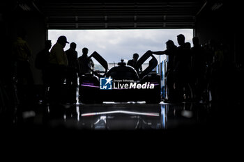 2024-09-12 - 36 VAXIVIERE Matthieu (fra), SCHUMACHER Mick (ger), LAPIERRE Nicolas (fra), Alpine Endurance Team, Alpine A424 #36, Hypercar, at scrutineering, verifications techniques, during the 2024 6 Hours of Fuji, 7th round of the 2024 FIA World Endurance Championship, from September 13 to 15, 2024 on the Fuji Speedway in Oyama, Shizuoka, Japan - FIA WEC - 6 HOURS OF FUJI 2024 - ENDURANCE - MOTORS