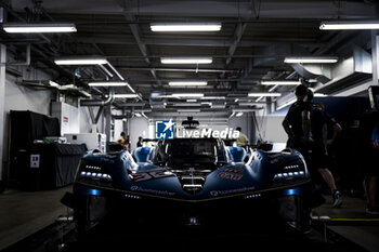 2024-09-12 - 36 VAXIVIERE Matthieu (fra), SCHUMACHER Mick (ger), LAPIERRE Nicolas (fra), Alpine Endurance Team, Alpine A424 #36, Hypercar, at scrutineering, verifications techniques, during the 2024 6 Hours of Fuji, 7th round of the 2024 FIA World Endurance Championship, from September 13 to 15, 2024 on the Fuji Speedway in Oyama, Shizuoka, Japan - FIA WEC - 6 HOURS OF FUJI 2024 - ENDURANCE - MOTORS