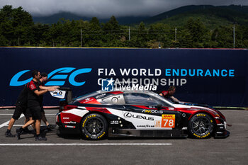 2024-09-12 - 78 VAN DER LINDE Kelvin (zaf), SCHMID Clemens (aut), ROBIN Arnold (fra), Akkodis ASP Team, Lexus RC F GT3 #78, LM GT3, scrutineering, verifications techniques, during the 2024 6 Hours of Fuji, 7th round of the 2024 FIA World Endurance Championship, from September 13 to 15, 2024 on the Fuji Speedway in Oyama, Shizuoka, Japan - FIA WEC - 6 HOURS OF FUJI 2024 - ENDURANCE - MOTORS