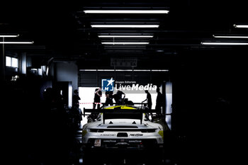 2024-09-12 - 92 MALYKHIN Aliaksandr (kna), STURM Joel (ger), BACHLER Klaus (aut), Manthey Purerxcing, Porsche 911 GT3 R #92, LM GT3, at scrutineering, verifications techniques, during the 2024 6 Hours of Fuji, 7th round of the 2024 FIA World Endurance Championship, from September 13 to 15, 2024 on the Fuji Speedway in Oyama, Shizuoka, Japan - FIA WEC - 6 HOURS OF FUJI 2024 - ENDURANCE - MOTORS