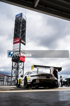 2024-09-12 - 92 MALYKHIN Aliaksandr (kna), STURM Joel (ger), BACHLER Klaus (aut), Manthey Purerxcing, Porsche 911 GT3 R #92, LM GT3, at scrutineering, verifications techniques, during the 2024 6 Hours of Fuji, 7th round of the 2024 FIA World Endurance Championship, from September 13 to 15, 2024 on the Fuji Speedway in Oyama, Shizuoka, Japan - FIA WEC - 6 HOURS OF FUJI 2024 - ENDURANCE - MOTORS