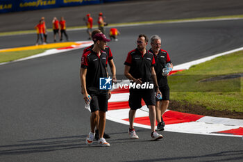 2024-09-12 - ROBIN Arnold (fra), Akkodis ASP Team, Lexus RC F GT3, portrait, VAN DER LINDE Kelvin (zaf), Akkodis ASP Team, Lexus RC F GT3, portrait, trackwalk during the 2024 6 Hours of Fuji, 7th round of the 2024 FIA World Endurance Championship, from September 13 to 15, 2024 on the Fuji Speedway in Oyama, Shizuoka, Japan - FIA WEC - 6 HOURS OF FUJI 2024 - ENDURANCE - MOTORS