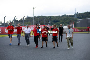 2024-09-12 - RIGON Davide (ita), Vista AF Corse, Ferrari 296 GT3, portrait, MANN Simon (usa), Vista AF Corse, Ferrari 296 GT3, portrait, trackwalk during the 2024 6 Hours of Fuji, 7th round of the 2024 FIA World Endurance Championship, from September 13 to 15, 2024 on the Fuji Speedway in Oyama, Shizuoka, Japan - FIA WEC - 6 HOURS OF FUJI 2024 - ENDURANCE - MOTORS