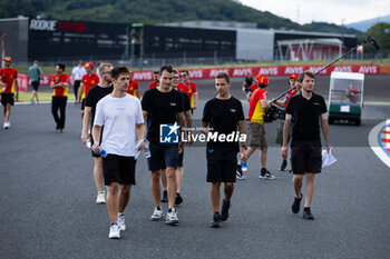 2024-09-12 - MALYKHIN Aliaksandr (kna), STURM Joel (ger), BACHLER Klaus (aut), Manthey Purerxcing, Porsche 911 GT3 R #92, LM GT3, portrait, trackwalk during the 2024 6 Hours of Fuji, 7th round of the 2024 FIA World Endurance Championship, from September 13 to 15, 2024 on the Fuji Speedway in Oyama, Shizuoka, Japan - FIA WEC - 6 HOURS OF FUJI 2024 - ENDURANCE - MOTORS