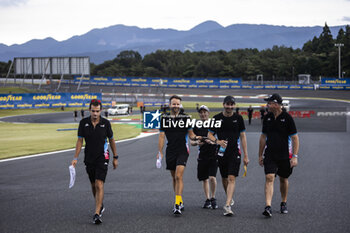 2024-09-12 - GOUNON Jules (fra), Alpine Endurance Team, Alpine A424, MILESI Charles (fra), Alpine Endurance Team, Alpine A424, portrait, HABSBURG-LOTHRINGEN Ferdinand (aut), Alpine Endurance Team, Alpine A424, portrait, trackwalk during the 2024 6 Hours of Fuji, 7th round of the 2024 FIA World Endurance Championship, from September 13 to 15, 2024 on the Fuji Speedway in Oyama, Shizuoka, Japan - FIA WEC - 6 HOURS OF FUJI 2024 - ENDURANCE - MOTORS