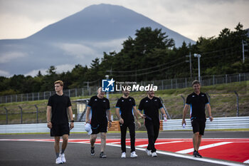 2024-09-12 - SCHUMACHER Mick (ger), Alpine Endurance Team, Alpine A424, VAXIVIERE Matthieu (fra), Alpine Endurance Team, Alpine A424, portrait, trackwalk during the 2024 6 Hours of Fuji, 7th round of the 2024 FIA World Endurance Championship, from September 13 to 15, 2024 on the Fuji Speedway in Oyama, Shizuoka, Japan - FIA WEC - 6 HOURS OF FUJI 2024 - ENDURANCE - MOTORS