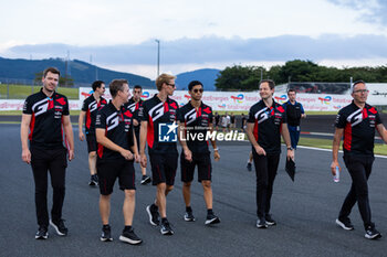 2024-09-12 - HARTLEY Brendon (nzl), Toyota Gazoo Racing, Toyota GR010 - Hybrid, portrait, HIRAKAWA Ryo (jpn), Toyota Gazoo Racing, Toyota GR010 - Hybrid, portrait, trackwalk during the 2024 6 Hours of Fuji, 7th round of the 2024 FIA World Endurance Championship, from September 13 to 15, 2024 on the Fuji Speedway in Oyama, Shizuoka, Japan - FIA WEC - 6 HOURS OF FUJI 2024 - ENDURANCE - MOTORS