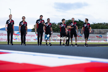 2024-09-12 - DE VRIES Nyck (nld), Toyota Gazoo Racing, Toyota GR010 - Hybrid, portrait, CONWAY Mike (gbr), Toyota Gazoo Racing, Toyota GR010 - Hybrid, portrait, KOBAYASHI Kamui (jpn), Toyota Gazoo Racing, Toyota GR010 - Hybrid, portrait, trackwalk during the 2024 6 Hours of Fuji, 7th round of the 2024 FIA World Endurance Championship, from September 13 to 15, 2024 on the Fuji Speedway in Oyama, Shizuoka, Japan - FIA WEC - 6 HOURS OF FUJI 2024 - ENDURANCE - MOTORS