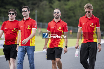 2024-09-12 - 50 FUOCO Antonio (ita), MOLINA Miguel (spa), NIELSEN Nicklas (dnk), Ferrari AF Corse, Ferrari 499P #50, Hypercar, portrait during the 2024 6 Hours of Fuji, 7th round of the 2024 FIA World Endurance Championship, from September 13 to 15, 2024 on the Fuji Speedway in Oyama, Shizuoka, Japan - FIA WEC - 6 HOURS OF FUJI 2024 - ENDURANCE - MOTORS