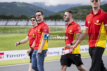 2024-09-12 - 50 FUOCO Antonio (ita), MOLINA Miguel (spa), NIELSEN Nicklas (dnk), Ferrari AF Corse, Ferrari 499P #50, Hypercar, portrait during the 2024 6 Hours of Fuji, 7th round of the 2024 FIA World Endurance Championship, from September 13 to 15, 2024 on the Fuji Speedway in Oyama, Shizuoka, Japan - FIA WEC - 6 HOURS OF FUJI 2024 - ENDURANCE - MOTORS