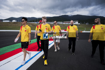 2024-09-12 - KUBICA Robert (pol), AF Corse, Ferrari 499P, YE Yifei (chn), AF Corse, Ferrari 499P, SHWARTZMAN Robert (isr), AF Corse, Ferrari 499P, portrait during the 2024 6 Hours of Fuji, 7th round of the 2024 FIA World Endurance Championship, from September 13 to 15, 2024 on the Fuji Speedway in Oyama, Shizuoka, Japan - FIA WEC - 6 HOURS OF FUJI 2024 - ENDURANCE - MOTORS