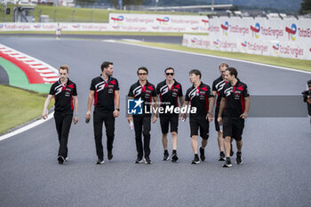 2024-09-12 - DE VRIES Nyck (nld), Toyota Gazoo Racing, Toyota GR010 - Hybrid, KOBAYASHI Kamui (jpn), Toyota Gazoo Racing, Toyota GR010 - Hybrid, CONWAY Mike (gbr), Toyota Gazoo Racing, Toyota GR010 - Hybrid, portrait during the 2024 6 Hours of Fuji, 7th round of the 2024 FIA World Endurance Championship, from September 13 to 15, 2024 on the Fuji Speedway in Oyama, Shizuoka, Japan - FIA WEC - 6 HOURS OF FUJI 2024 - ENDURANCE - MOTORS