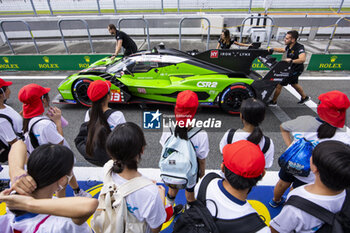 2024-09-12 - 63 BORTOLOTTI Mirko (ita), MORTARA Edoardo (swi), KVYAT Daniil (ita), Lamborghini Iron Lynx, Lamborghini SC63 #63, Hypercar, ambiance during the 2024 6 Hours of Fuji, 7th round of the 2024 FIA World Endurance Championship, from September 13 to 15, 2024 on the Fuji Speedway in Oyama, Shizuoka, Japan - FIA WEC - 6 HOURS OF FUJI 2024 - ENDURANCE - MOTORS