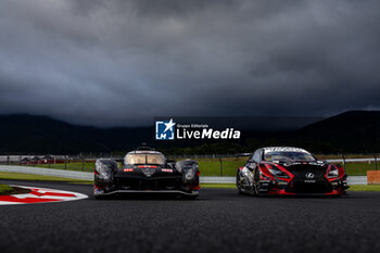 2024-09-12 - 08 BUEMI Sébastien (swi), HARTLEY Brendon (nzl), HIRAKAWA Ryo (jpn), Toyota Gazoo Racing, Toyota GR010 - Hybrid #08, Hypercar, 87 LOPEZ José María (arg), KIMURA Takeshi (jpn), MASSON Esteban (fra), Akkodis ASP Team, Lexus RC F GT3 #87, LM GT3, photoshoot during the 2024 6 Hours of Fuji, 7th round of the 2024 FIA World Endurance Championship, from September 13 to 15, 2024 on the Fuji Speedway in Oyama, Shizuoka, Japan - FIA WEC - 6 HOURS OF FUJI 2024 - ENDURANCE - MOTORS