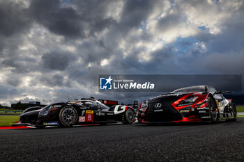 2024-09-12 - 08 BUEMI Sébastien (swi), HARTLEY Brendon (nzl), HIRAKAWA Ryo (jpn), Toyota Gazoo Racing, Toyota GR010 - Hybrid #08, Hypercar, 87 LOPEZ José María (arg), KIMURA Takeshi (jpn), MASSON Esteban (fra), Akkodis ASP Team, Lexus RC F GT3 #87, LM GT3, photoshoot during the 2024 6 Hours of Fuji, 7th round of the 2024 FIA World Endurance Championship, from September 13 to 15, 2024 on the Fuji Speedway in Oyama, Shizuoka, Japan - FIA WEC - 6 HOURS OF FUJI 2024 - ENDURANCE - MOTORS