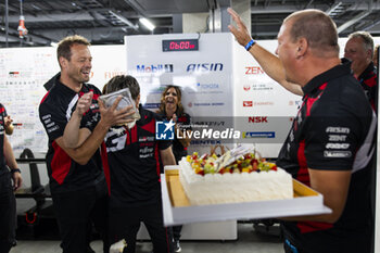 2024-09-13 - KOBAYASHI Kamui (jpn), Toyota Gazoo Racing, Toyota GR010 - Hybrid, portrait celebrating his birthday during the 2024 6 Hours of Fuji, 7th round of the 2024 FIA World Endurance Championship, from September 13 to 15, 2024 on the Fuji Speedway in Oyama, Shizuoka, Japan - FIA WEC - 6 HOURS OF FUJI 2024 - ENDURANCE - MOTORS