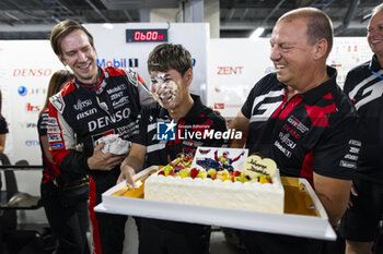 2024-09-13 - KOBAYASHI Kamui (jpn), Toyota Gazoo Racing, Toyota GR010 - Hybrid, portrait celebrating his birthday during the 2024 6 Hours of Fuji, 7th round of the 2024 FIA World Endurance Championship, from September 13 to 15, 2024 on the Fuji Speedway in Oyama, Shizuoka, Japan - FIA WEC - 6 HOURS OF FUJI 2024 - ENDURANCE - MOTORS