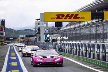 2024-09-13 - 85 BOVY Sarah (bel), FREY Rahel (swi), GATTING Michelle (dnk), Iron Dames, Lamborghini Huracan GT3 Evo2 #85, LM GT3, action during the 2024 6 Hours of Fuji, 7th round of the 2024 FIA World Endurance Championship, from September 13 to 15, 2024 on the Fuji Speedway in Oyama, Shizuoka, Japan - FIA WEC - 6 HOURS OF FUJI 2024 - ENDURANCE - MOTORS