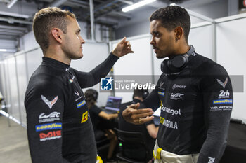 2024-09-13 - EASTWOOD Charlie (irl), TF Sport, Corvette Z06 GT3.R, ANDRADE Rui (ang), TF Sport, Corvette Z06 GT3.R, portrait during the 2024 6 Hours of Fuji, 7th round of the 2024 FIA World Endurance Championship, from September 13 to 15, 2024 on the Fuji Speedway in Oyama, Shizuoka, Japan - FIA WEC - 6 HOURS OF FUJI 2024 - ENDURANCE - MOTORS