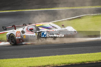 2024-09-13 - 54 FLOHR Thomas (swi), CASTELLACCI Francesco (ita), RIGON Davide (ita), Vista AF Corse, Ferrari 296 GT3 #54, LM GT3, action during the 2024 6 Hours of Fuji, 7th round of the 2024 FIA World Endurance Championship, from September 13 to 15, 2024 on the Fuji Speedway in Oyama, Shizuoka, Japan - FIA WEC - 6 HOURS OF FUJI 2024 - ENDURANCE - MOTORS