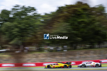 2024-09-13 - 83 KUBICA Robert (pol), SHWARTZMAN Robert (isr), YE Yifei (chn), AF Corse, Ferrari 499P #83, Hypercar, action during the 2024 6 Hours of Fuji, 7th round of the 2024 FIA World Endurance Championship, from September 13 to 15, 2024 on the Fuji Speedway in Oyama, Shizuoka, Japan - FIA WEC - 6 HOURS OF FUJI 2024 - ENDURANCE - MOTORS