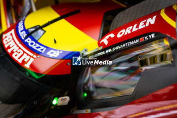 2024-09-13 - 83 KUBICA Robert (pol), SHWARTZMAN Robert (isr), YE Yifei (chn), AF Corse, Ferrari 499P #83, Hypercar, detail during the 2024 6 Hours of Fuji, 7th round of the 2024 FIA World Endurance Championship, from September 13 to 15, 2024 on the Fuji Speedway in Oyama, Shizuoka, Japan - FIA WEC - 6 HOURS OF FUJI 2024 - ENDURANCE - MOTORS