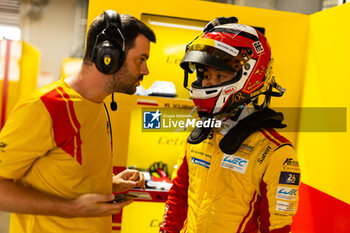 2024-09-13 - YE Yifei (chn), AF Corse, Ferrari 499P, portrait during the 2024 6 Hours of Fuji, 7th round of the 2024 FIA World Endurance Championship, from September 13 to 15, 2024 on the Fuji Speedway in Oyama, Shizuoka, Japan - FIA WEC - 6 HOURS OF FUJI 2024 - ENDURANCE - MOTORS