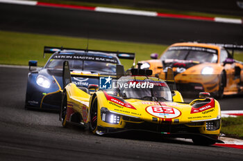 2024-09-13 - 83 KUBICA Robert (pol), SHWARTZMAN Robert (isr), YE Yifei (chn), AF Corse, Ferrari 499P #83, Hypercar, action during the 2024 6 Hours of Fuji, 7th round of the 2024 FIA World Endurance Championship, from September 13 to 15, 2024 on the Fuji Speedway in Oyama, Shizuoka, Japan - FIA WEC - 6 HOURS OF FUJI 2024 - ENDURANCE - MOTORS