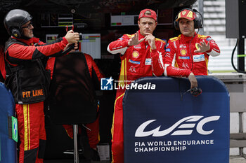 2024-09-13 - NIELSEN Nicklas (dnk), Ferrari AF Corse, Ferrari 499P, portrait MOLINA Miguel (spa), Ferrari AF Corse, Ferrari 499P, portrait during the 2024 6 Hours of Fuji, 7th round of the 2024 FIA World Endurance Championship, from September 13 to 15, 2024 on the Fuji Speedway in Oyama, Shizuoka, Japan - FIA WEC - 6 HOURS OF FUJI 2024 - ENDURANCE - MOTORS