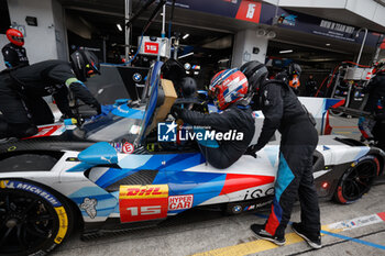 2024-09-13 - 15 VANTHOOR Dries (bel), MARCIELLO Raffaele (swi), WITTMANN Marco (ger), BMW M Team WRT, BMW Hybrid V8 #15, Hypercar, stand, pitlane, during the 2024 6 Hours of Fuji, 7th round of the 2024 FIA World Endurance Championship, from September 13 to 15, 2024 on the Fuji Speedway in Oyama, Shizuoka, Japan - FIA WEC - 6 HOURS OF FUJI 2024 - ENDURANCE - MOTORS