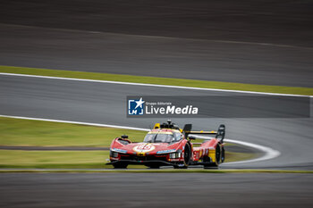 2024-09-13 - 50 FUOCO Antonio (ita), MOLINA Miguel (spa), NIELSEN Nicklas (dnk), Ferrari AF Corse, Ferrari 499P #50, Hypercar, action during the 2024 6 Hours of Fuji, 7th round of the 2024 FIA World Endurance Championship, from September 13 to 15, 2024 on the Fuji Speedway in Oyama, Shizuoka, Japan - FIA WEC - 6 HOURS OF FUJI 2024 - ENDURANCE - MOTORS