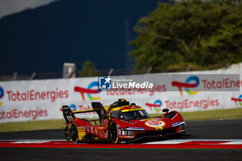 2024-09-13 - 50 FUOCO Antonio (ita), MOLINA Miguel (spa), NIELSEN Nicklas (dnk), Ferrari AF Corse, Ferrari 499P #50, Hypercar, action during the 2024 6 Hours of Fuji, 7th round of the 2024 FIA World Endurance Championship, from September 13 to 15, 2024 on the Fuji Speedway in Oyama, Shizuoka, Japan - FIA WEC - 6 HOURS OF FUJI 2024 - ENDURANCE - MOTORS