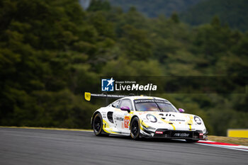 2024-09-13 - 92 MALYKHIN Aliaksandr (kna), STURM Joel (ger), BACHLER Klaus (aut), Manthey Purerxcing, Porsche 911 GT3 R #91, action during the 2024 6 Hours of Fuji, 7th round of the 2024 FIA World Endurance Championship, from September 13 to 15, 2024 on the Fuji Speedway in Oyama, Shizuoka, Japan - FIA WEC - 6 HOURS OF FUJI 2024 - ENDURANCE - MOTORS