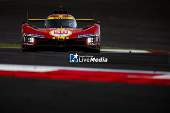 2024-09-13 - 50 FUOCO Antonio (ita), MOLINA Miguel (spa), NIELSEN Nicklas (dnk), Ferrari AF Corse, Ferrari 499P #50, Hypercar, action during the 2024 6 Hours of Fuji, 7th round of the 2024 FIA World Endurance Championship, from September 13 to 15, 2024 on the Fuji Speedway in Oyama, Shizuoka, Japan - FIA WEC - 6 HOURS OF FUJI 2024 - ENDURANCE - MOTORS