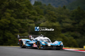 2024-09-13 - 35 MILESI Charles (fra), HABSBURG-LOTHRINGEN Ferdinand (aut), CHATIN Paul-Loup (fra), Alpine Endurance Team #35, Alpine A424, action during the 2024 6 Hours of Fuji, 7th round of the 2024 FIA World Endurance Championship, from September 13 to 15, 2024 on the Fuji Speedway in Oyama, Shizuoka, Japan - FIA WEC - 6 HOURS OF FUJI 2024 - ENDURANCE - MOTORS