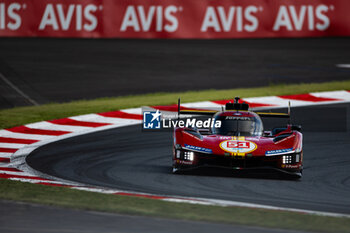 2024-09-13 - 51 PIER GUIDI Alessandro (ita), CALADO James (gbr), GIOVINAZZI Antonio (ita), Ferrari AF Corse, Ferrari 499P #51, Hypercar, action during the 2024 6 Hours of Fuji, 7th round of the 2024 FIA World Endurance Championship, from September 13 to 15, 2024 on the Fuji Speedway in Oyama, Shizuoka, Japan - FIA WEC - 6 HOURS OF FUJI 2024 - ENDURANCE - MOTORS