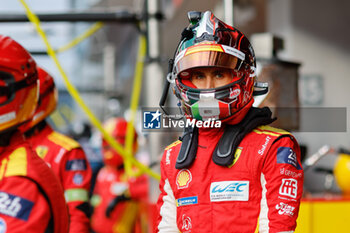 2024-09-13 - GIOVINAZZI Antonio (ita), Ferrari AF Corse, Ferrari 499P, portrait, during the 2024 6 Hours of Fuji, 7th round of the 2024 FIA World Endurance Championship, from September 13 to 15, 2024 on the Fuji Speedway in Oyama, Shizuoka, Japan - FIA WEC - 6 HOURS OF FUJI 2024 - ENDURANCE - MOTORS