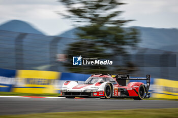 2024-09-13 - 05 CAMPBELL Matt (aus), CHRISTENSEN Michael (dnk), MAKOWIECKI Frédéric (fra), Porsche Penske Motorsport, Porsche 963 #05, Hypercar, action, during the 2024 6 Hours of Fuji, 7th round of the 2024 FIA World Endurance Championship, from September 13 to 15, 2024 on the Fuji Speedway in Oyama, Shizuoka, Japan - FIA WEC - 6 HOURS OF FUJI 2024 - ENDURANCE - MOTORS