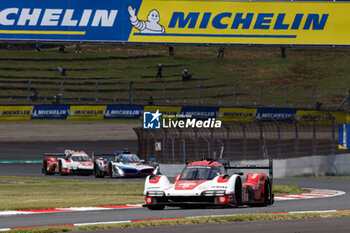 2024-09-13 - 05 CAMPBELL Matt (aus), CHRISTENSEN Michael (dnk), MAKOWIECKI Frédéric (fra), Porsche Penske Motorsport, Porsche 963 #05, Hypercar, action, during the 2024 6 Hours of Fuji, 7th round of the 2024 FIA World Endurance Championship, from September 13 to 15, 2024 on the Fuji Speedway in Oyama, Shizuoka, Japan - FIA WEC - 6 HOURS OF FUJI 2024 - ENDURANCE - MOTORS