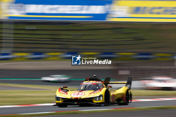 2024-09-13 - 83 KUBICA Robert (pol), SHWARTZMAN Robert (isr), YE Yifei (chn), AF Corse, Ferrari 499P #83, Hypercar, action, during the 2024 6 Hours of Fuji, 7th round of the 2024 FIA World Endurance Championship, from September 13 to 15, 2024 on the Fuji Speedway in Oyama, Shizuoka, Japan - FIA WEC - 6 HOURS OF FUJI 2024 - ENDURANCE - MOTORS