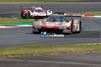 2024-09-13 - 12 STEVENS Will (gbr), NATO Norman (fra), ILOTT Callum (gbr), Hertz Team Jota, Porsche 963 #12, Hypercar, action, during the 2024 6 Hours of Fuji, 7th round of the 2024 FIA World Endurance Championship, from September 13 to 15, 2024 on the Fuji Speedway in Oyama, Shizuoka, Japan - FIA WEC - 6 HOURS OF FUJI 2024 - ENDURANCE - MOTORS