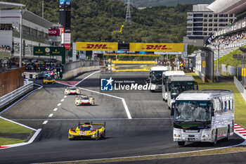 2024-09-14 - 83 KUBICA Robert (pol), SHWARTZMAN Robert (isr), YE Yifei (chn), AF Corse, Ferrari 499P #83, Hypercar, circuit safari, illustration during the 2024 6 Hours of Fuji, 7th round of the 2024 FIA World Endurance Championship, from September 13 to 15, 2024 on the Fuji Speedway in Oyama, Shizuoka, Japan - FIA WEC - 6 HOURS OF FUJI 2024 - ENDURANCE - MOTORS