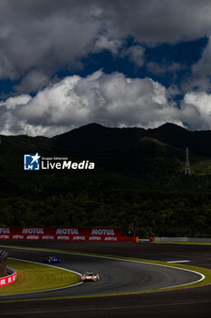 2024-09-14 - 38 RASMUSSEN Oliver (dnk), HANSON Philip (gbr), BUTTON Jenson (gbr), Hertz Team Jota, Porsche 963 #38, Hypercar, action during the 2024 6 Hours of Fuji, 7th round of the 2024 FIA World Endurance Championship, from September 13 to 15, 2024 on the Fuji Speedway in Oyama, Shizuoka, Japan - FIA WEC - 6 HOURS OF FUJI 2024 - ENDURANCE - MOTORS