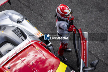 2024-09-14 - HERIAU François (fra), Vista AF Corse, Ferrari 296 GT3, celebrates his pole position during the 2024 6 Hours of Fuji, 7th round of the 2024 FIA World Endurance Championship, from September 13 to 15, 2024 on the Fuji Speedway in Oyama, Shizuoka, Japan - FIA WEC - 6 HOURS OF FUJI 2024 - ENDURANCE - MOTORS