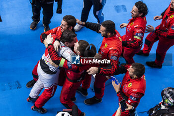 2024-09-14 - HERIAU François (fra), Vista AF Corse, Ferrari 296 GT3, celebrates his pole position during the 2024 6 Hours of Fuji, 7th round of the 2024 FIA World Endurance Championship, from September 13 to 15, 2024 on the Fuji Speedway in Oyama, Shizuoka, Japan - FIA WEC - 6 HOURS OF FUJI 2024 - ENDURANCE - MOTORS