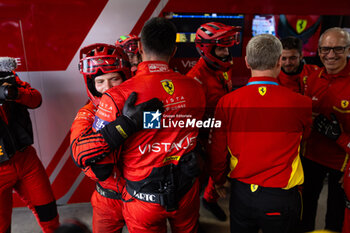 2024-09-14 - 55 HERIAU François (fra), MANN Simon (usa), ROVERA Alessio (ita), Vista AF Corse, Ferrari 296 GT3 #55, LM GT3, hyperbole celebration during the 2024 6 Hours of Fuji, 7th round of the 2024 FIA World Endurance Championship, from September 13 to 15, 2024 on the Fuji Speedway in Oyama, Shizuoka, Japan - FIA WEC - 6 HOURS OF FUJI 2024 - ENDURANCE - MOTORS