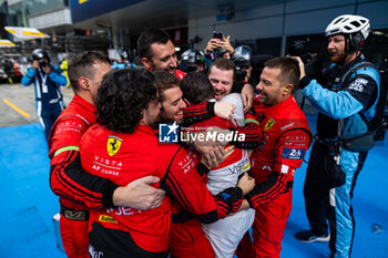 2024-09-14 - HERIAU François (fra), Vista AF Corse, Ferrari 296 GT3, portrait, hyperpole celebration during the 2024 6 Hours of Fuji, 7th round of the 2024 FIA World Endurance Championship, from September 13 to 15, 2024 on the Fuji Speedway in Oyama, Shizuoka, Japan - FIA WEC - 6 HOURS OF FUJI 2024 - ENDURANCE - MOTORS